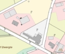 Ausschnitt aus der Liegenschaftskarte - Verkauf: Ehemalige Gaststätte mit Kegelbahn in Molbergen-Dwergte!