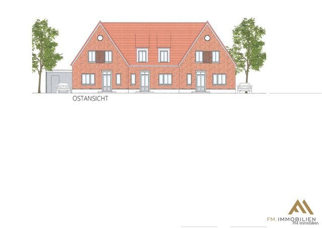 Neubau-Erstbezug! Erstklassige Reihenhäuser in Cloppenburg – Galgenmoor! Baubeginn erfolgt in Kürze., 49661 Cloppenburg, Reihenmittelhaus